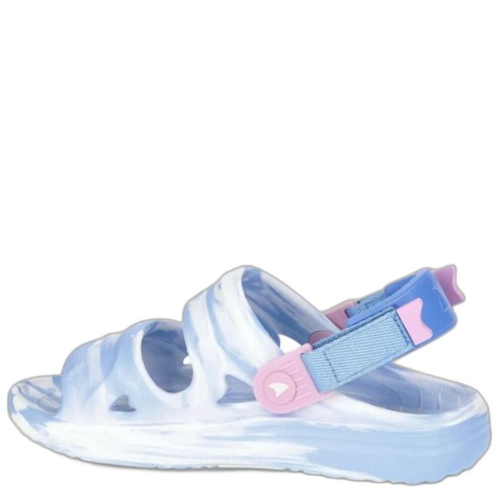 Rugged Shark Nature Sandals TODDLER GIRL SIZE 8 Baby Blue Swirl Waterproof NEW - Picture 4 of 7